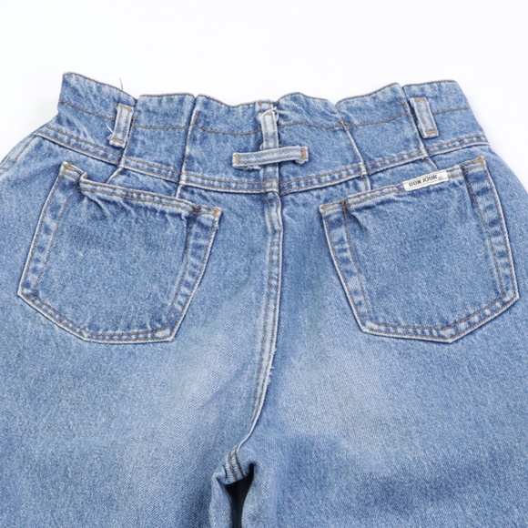 80s Womens Size 8 Distressed High Rise Mom Jeans - Picture 8 of 8